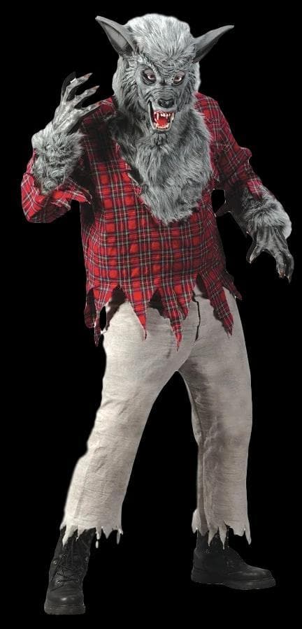 "Grey Werewolf" Value Halloween Costume (Adult Size)