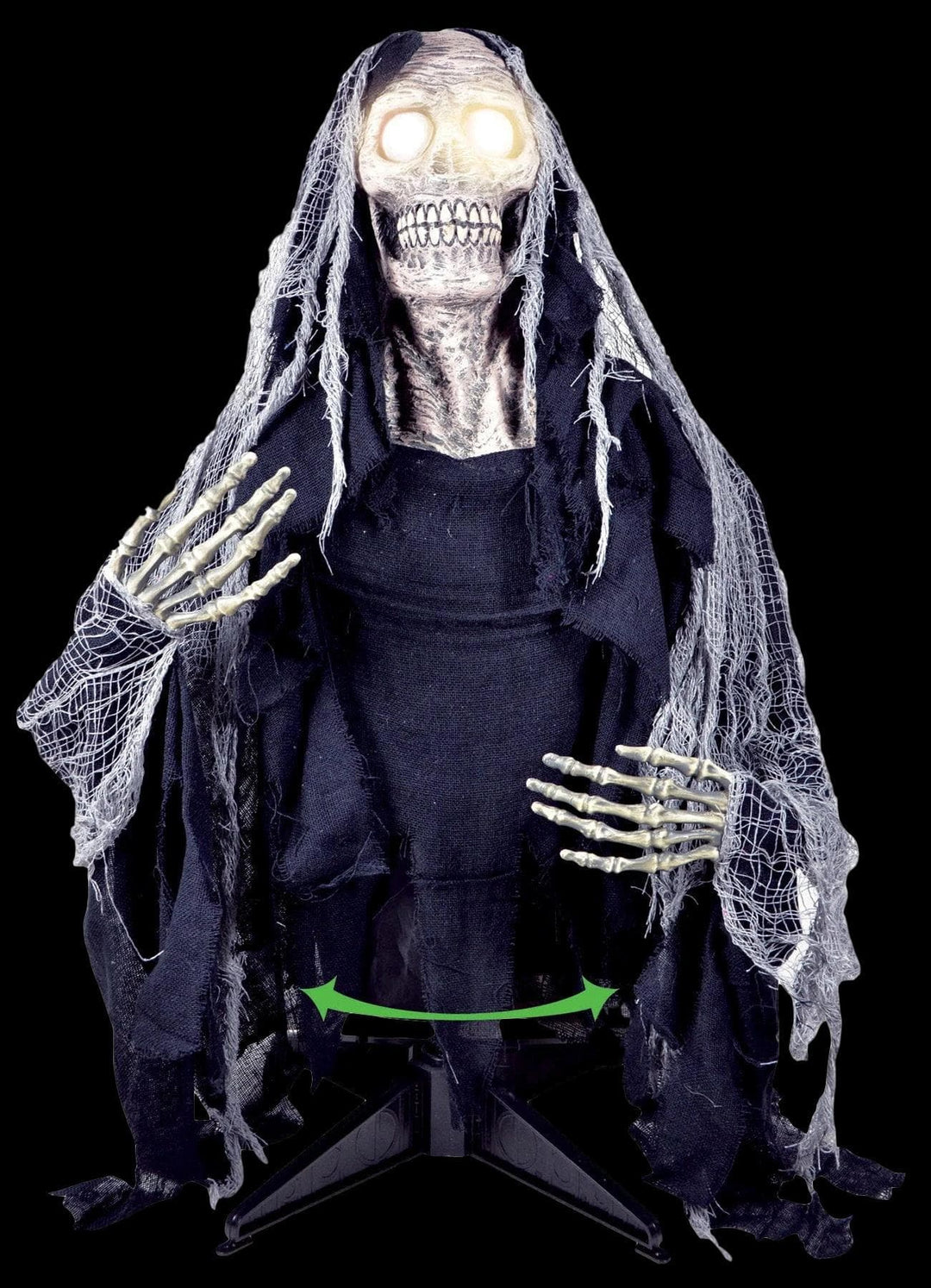 "Groundbreaker Seeking Skeleton" Electric Animated Halloween Prop - Open Box