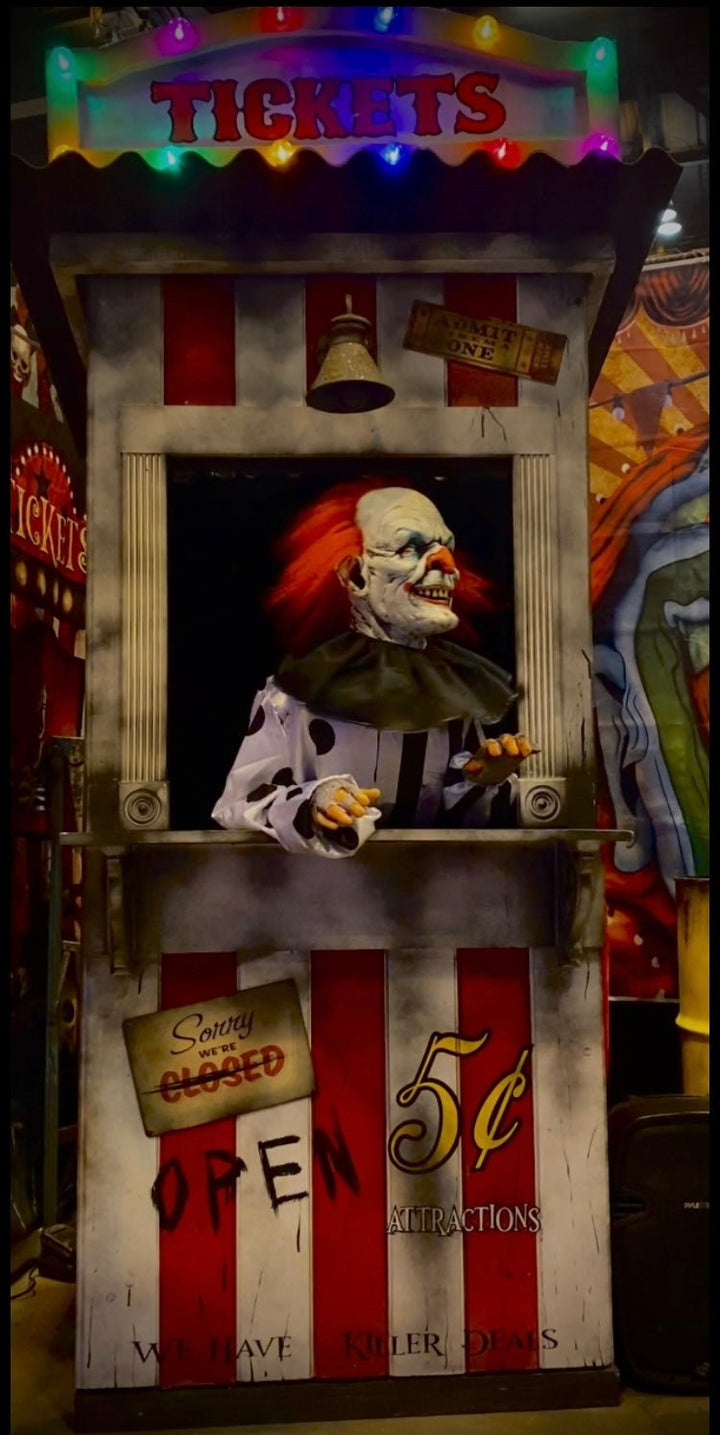 Haunted Ticket Booth Halloween Animatronic