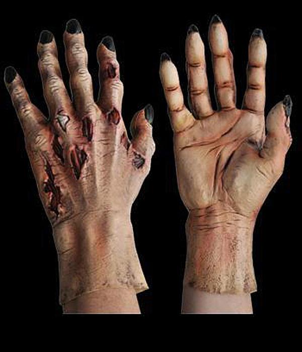 "Horrific Death Hands" Halloween Costume Gloves