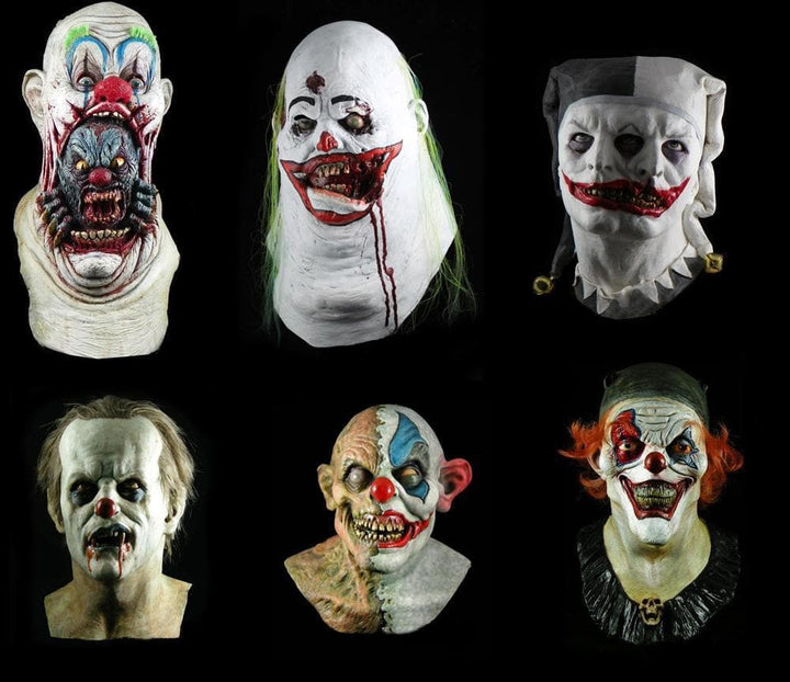 Halloween Masks "Horror Clowns" HD Studios Pro Masks - 6x Package Deal
