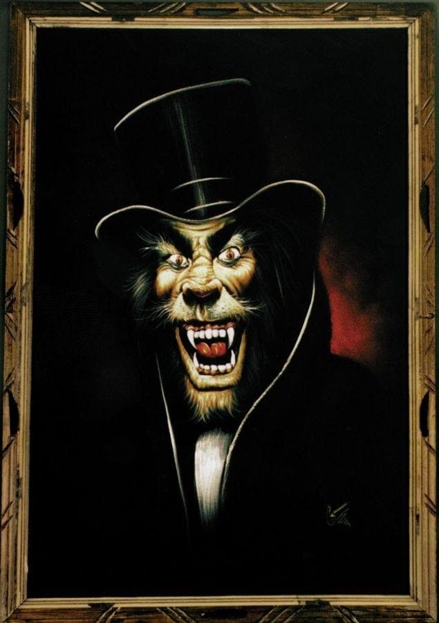 "Howling Harry Painting" Haunted House Decoration