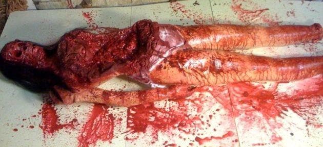 "Jane Doe" Extreme Bloody Human Body Prop