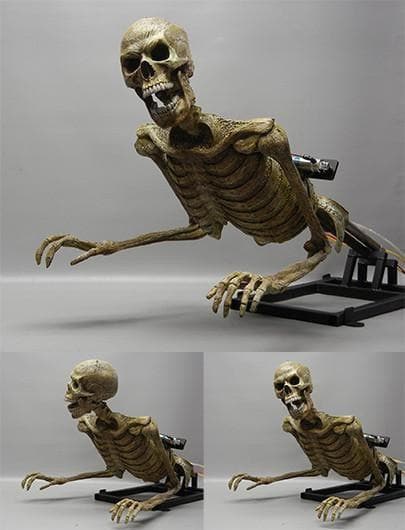 "Lunging Peeper" Skeleton Halloween Animatronic