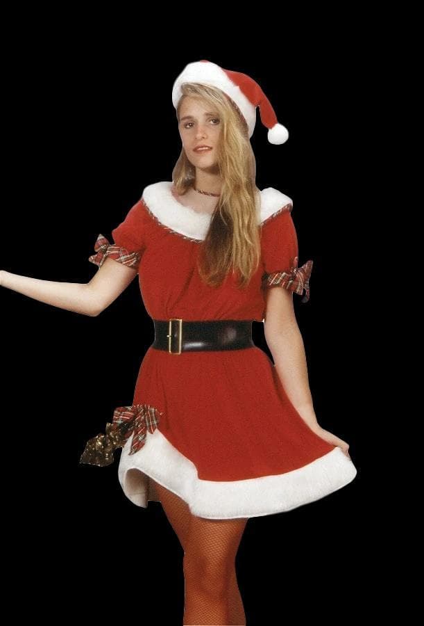 "Ms. Santa" Christmas Costume - Adult Small