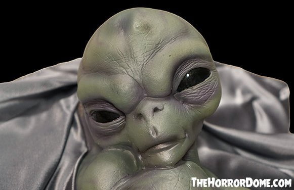 NEW for 2022 - "Roswell Alien Baby Crash Victim" HD Exclusive Halloween Decoration