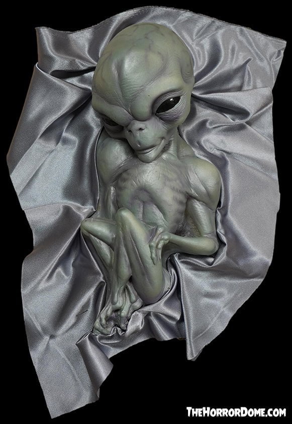 NEW for 2022 - "Roswell Alien Baby Crash Victim" HD Exclusive Halloween Decoration