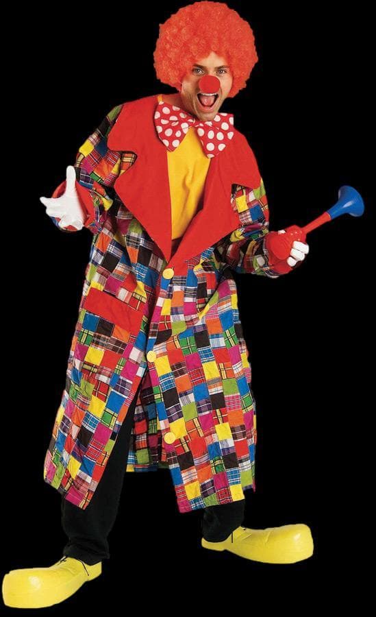 "Patches the Clown" Value Halloween Costume (Adult Size)