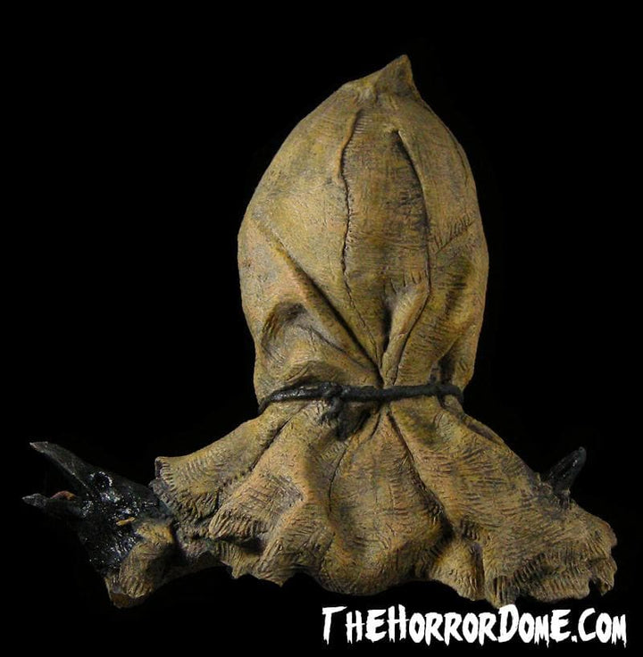"Rotted Zombie Scarecrow Halloween Mask - Full-view of the Zombie Scarecrow mask hand-painted by The Horror Dome artists