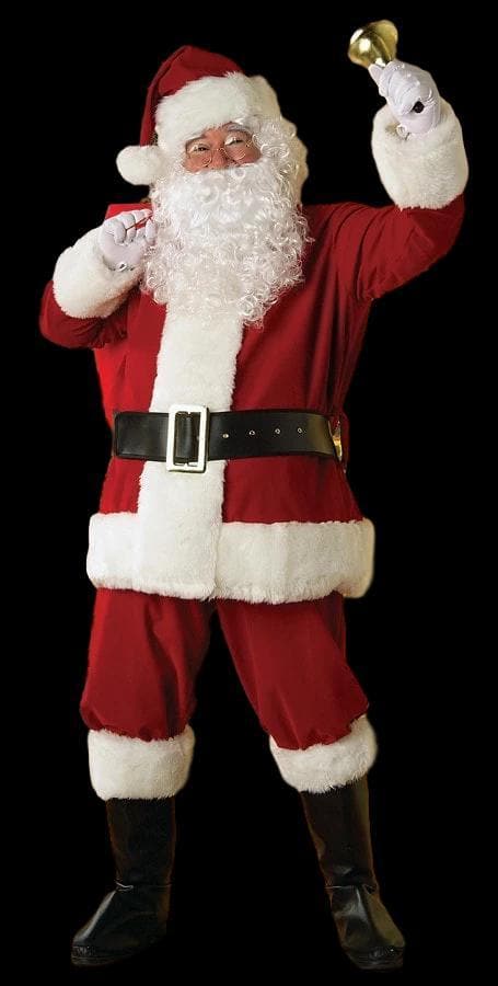 "Santa Suit - Plus Regal - Adult" Christmas Costume