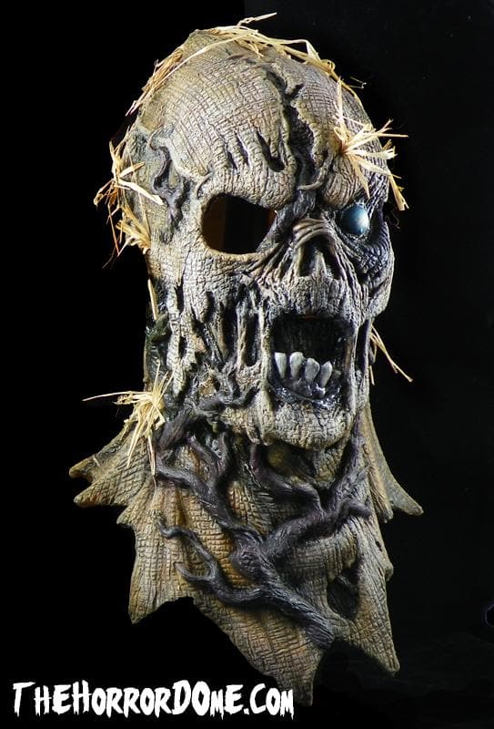 Scarecrow Skeleton HD Studios Pro Mask with torn burlap-like skin