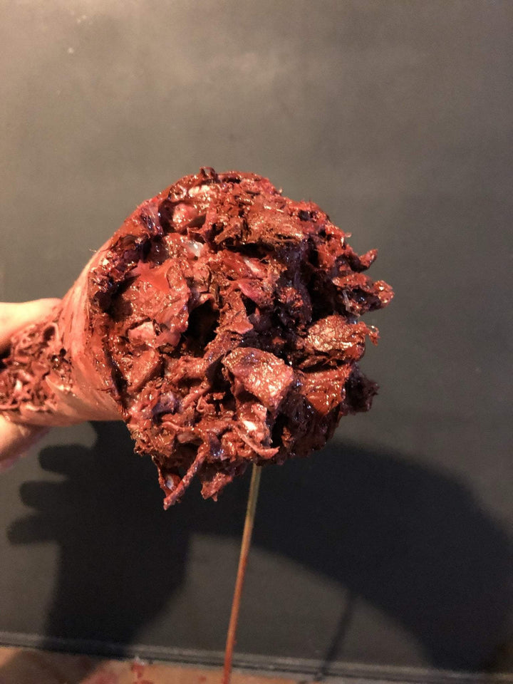 "Shark Bite Silicone Arm" Bloody Body Part Prop