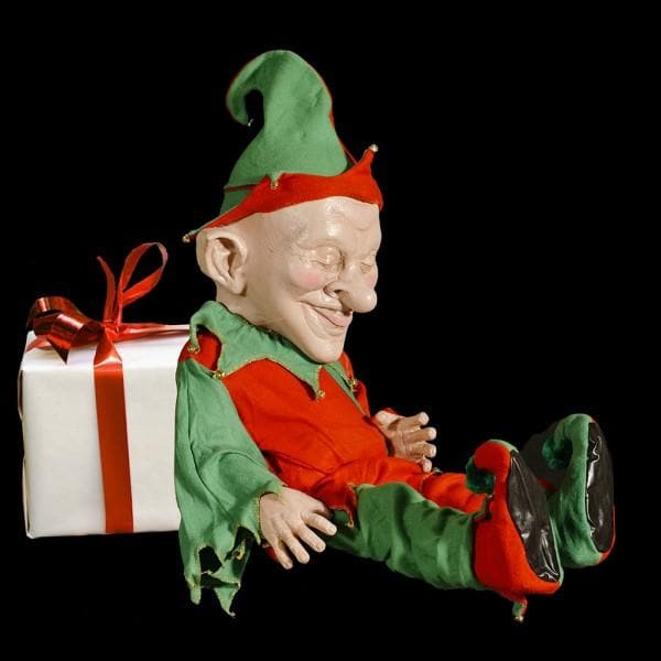 "Snoozy the Elf" Animated Christmas Prop