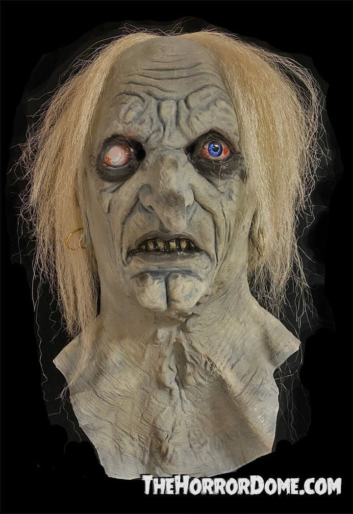 Swamp Hag Halloween Mask from HD Studios Pro. Hand-painted bayou creature disguise with brittle hair, leathery skin, bloodshot eyes. Hollywood-quality latex construction for seamless costume fit. Crafted for maximum scariness. Perfect for embodying backwoods horror icons.
