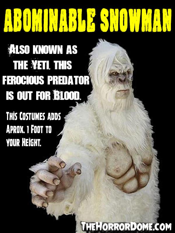 "The Abominable Snowman" HD Studios Pro Halloween Costume