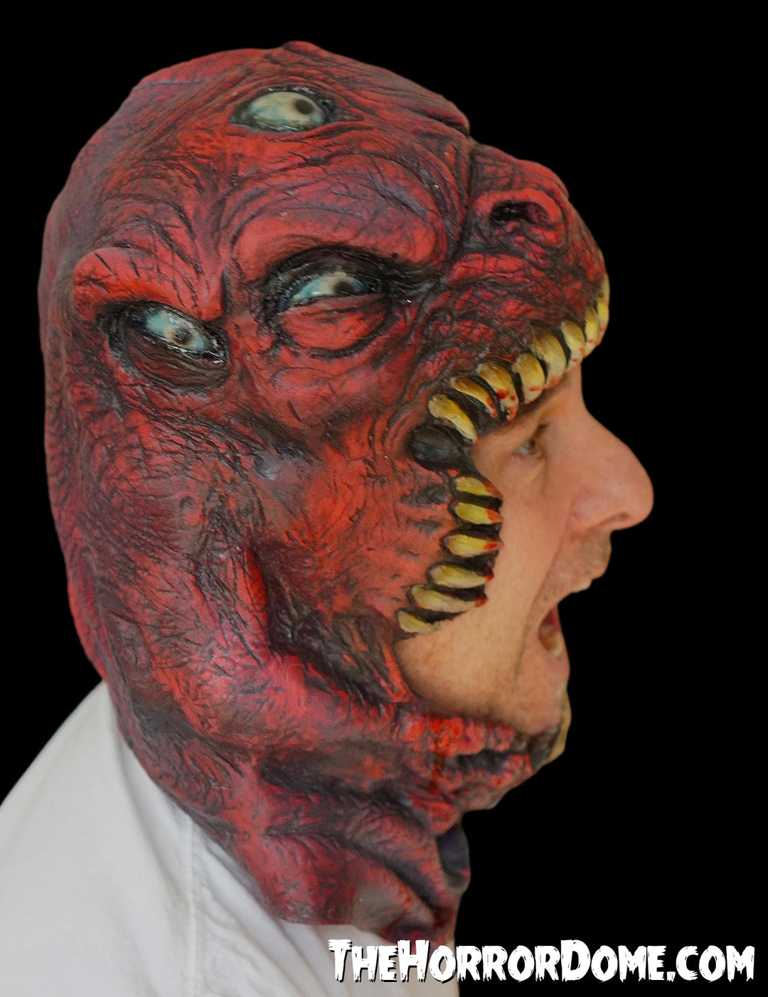 Hand-Painted Movie Quality Halloween Mask - The Head Chomper