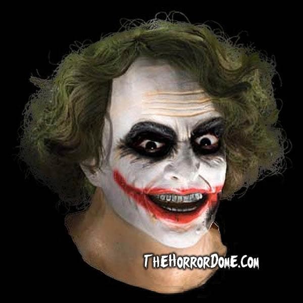 "The Joker Mask with Attached Hair" Movie Halloween Mask