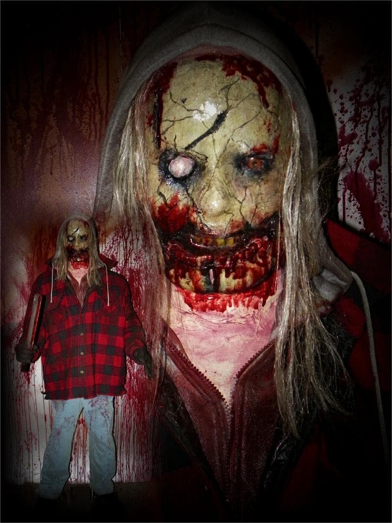 "The Killer Woodsman" Bloody Halloween Prop
