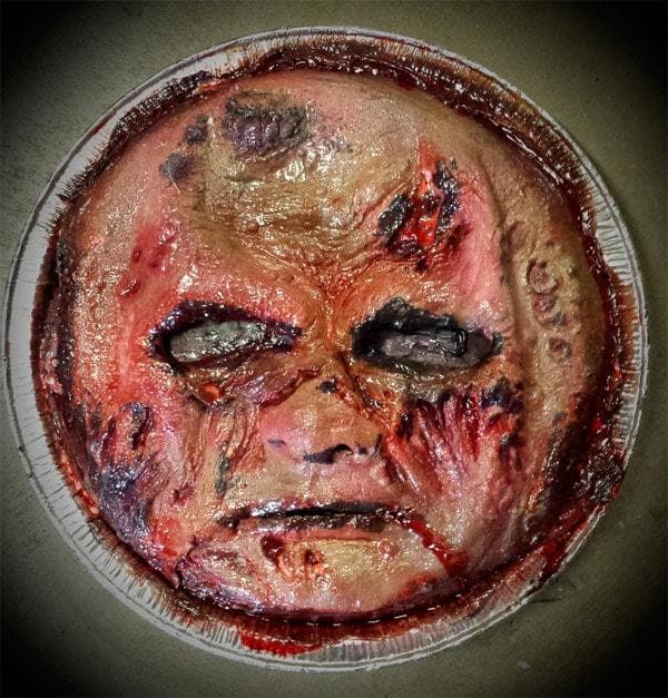 "Tortured Helga Gory Pie" Bloody Halloween Prop