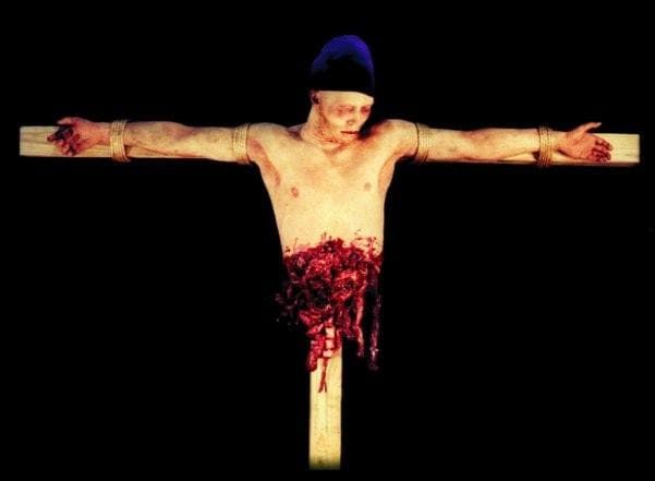 "Troy - Crucified Man" Halloween Animatronic