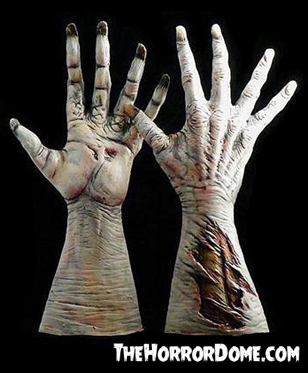 "Ultimate Movie Quality Flesh Zombie Hands" Halloween Costume Gloves