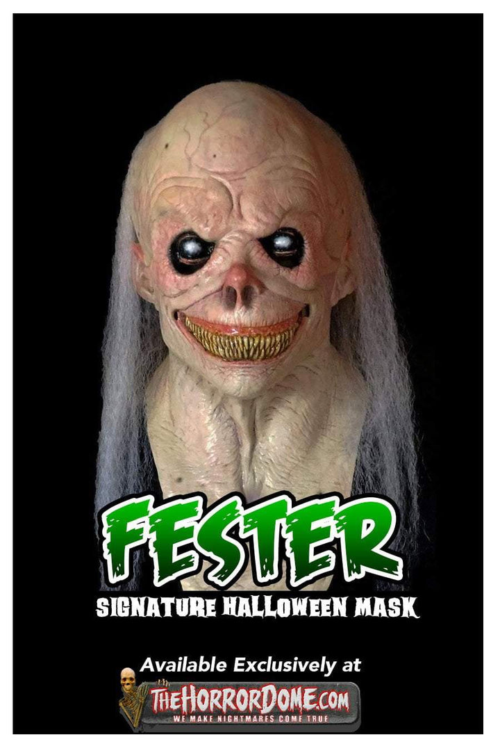 "Uncle Fester" HD Studios Pro Halloween Mask - A Hit at Your Halloween Party - Handcrafted for Haunted Houses