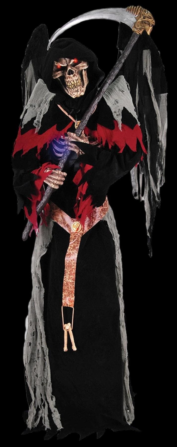 "Winged Ultimate Reaper" Electric Animated Halloween Prop