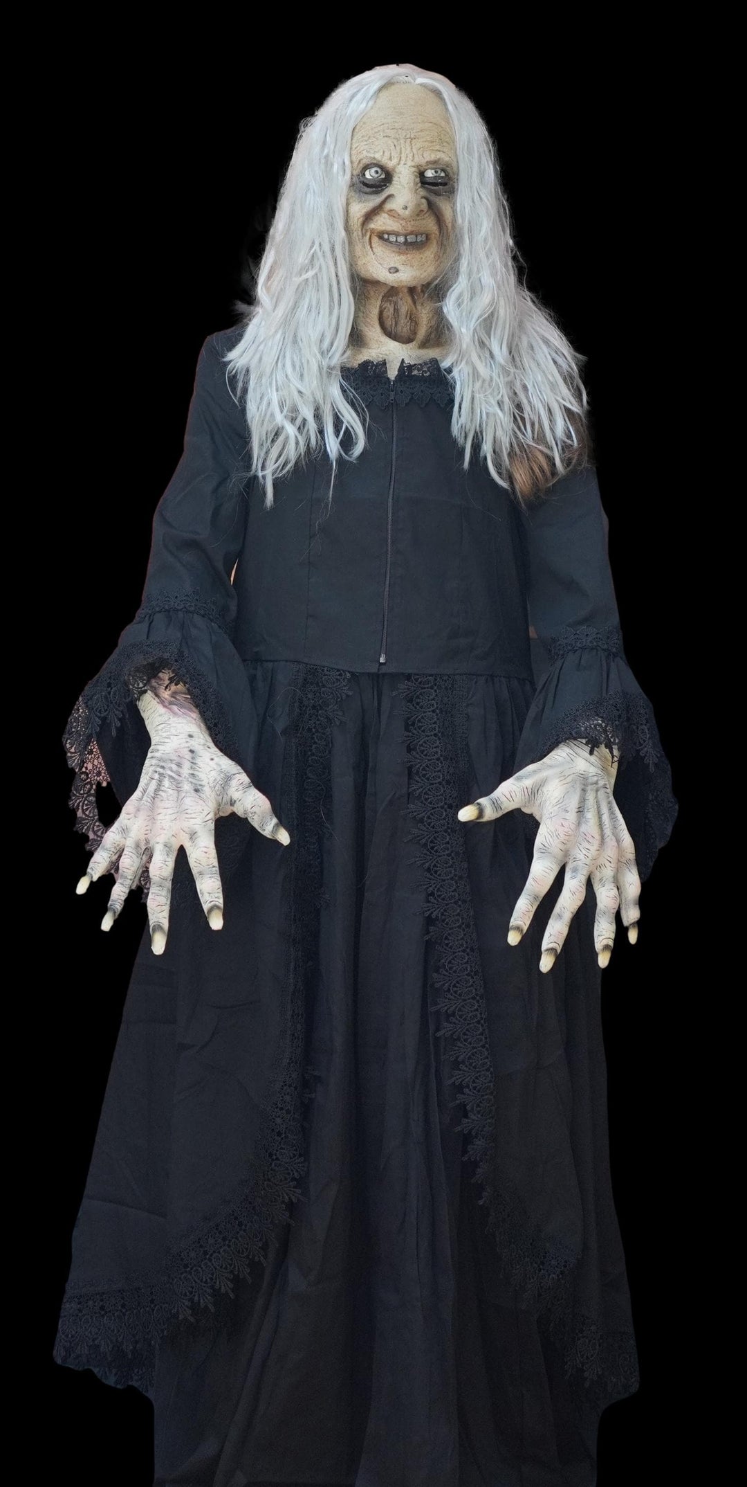 Witchy Woman HD Studios Costume | Scary Halloween Costumes Mask and Hands-only Witchy Woman HD Studios Costume | Scary Halloween Costumes Mask and Hands-only
