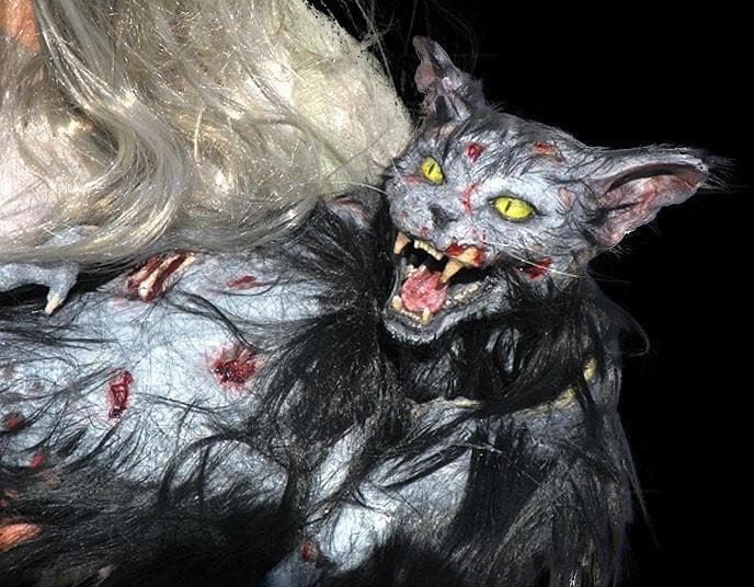 "Zombie Cat" HD Studios Halloween Puppet Prop